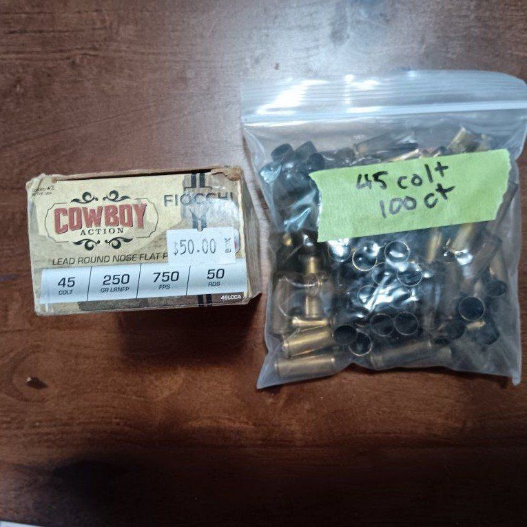 45 colt brass for reloading 