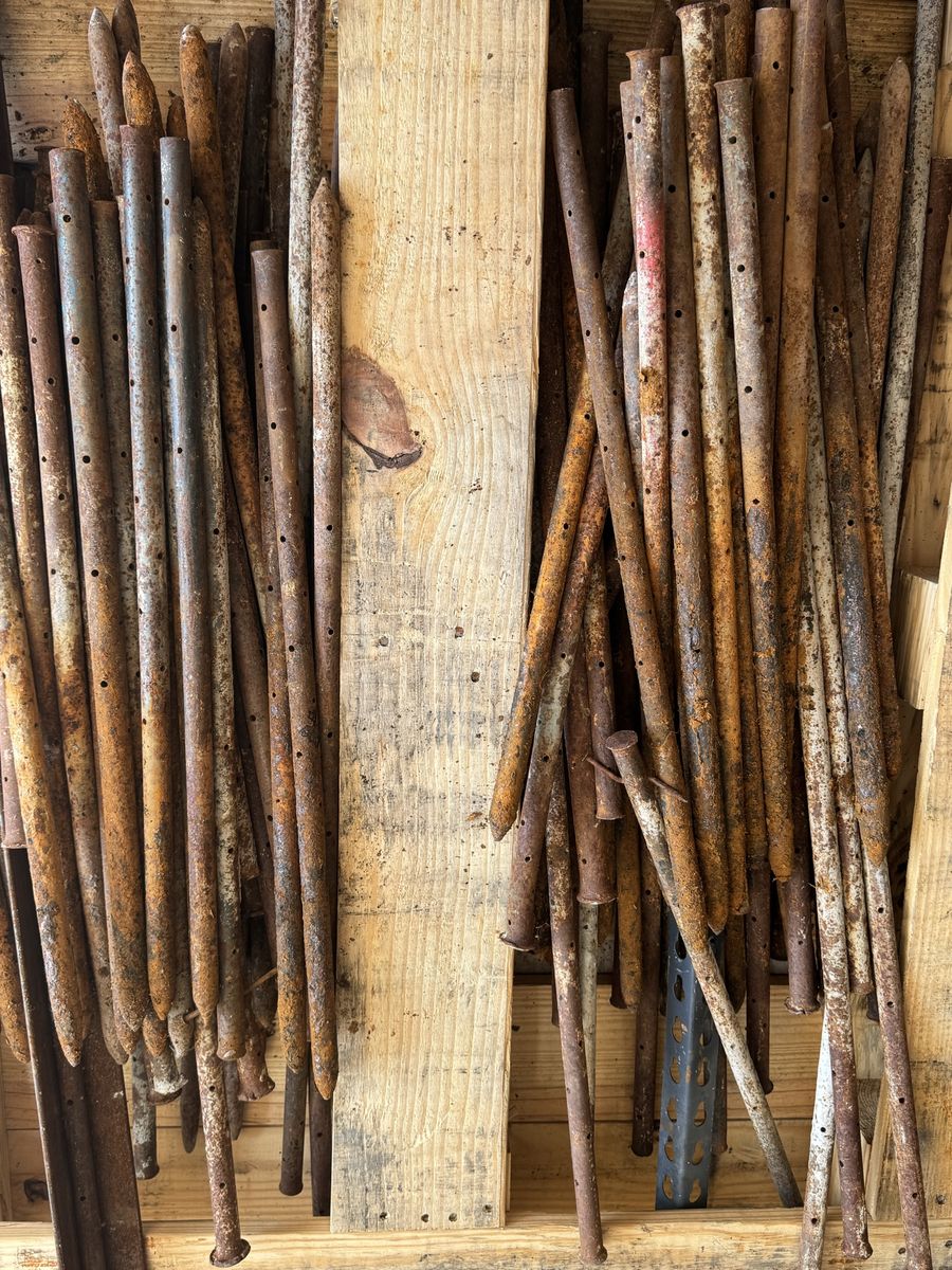 Concrete stakes