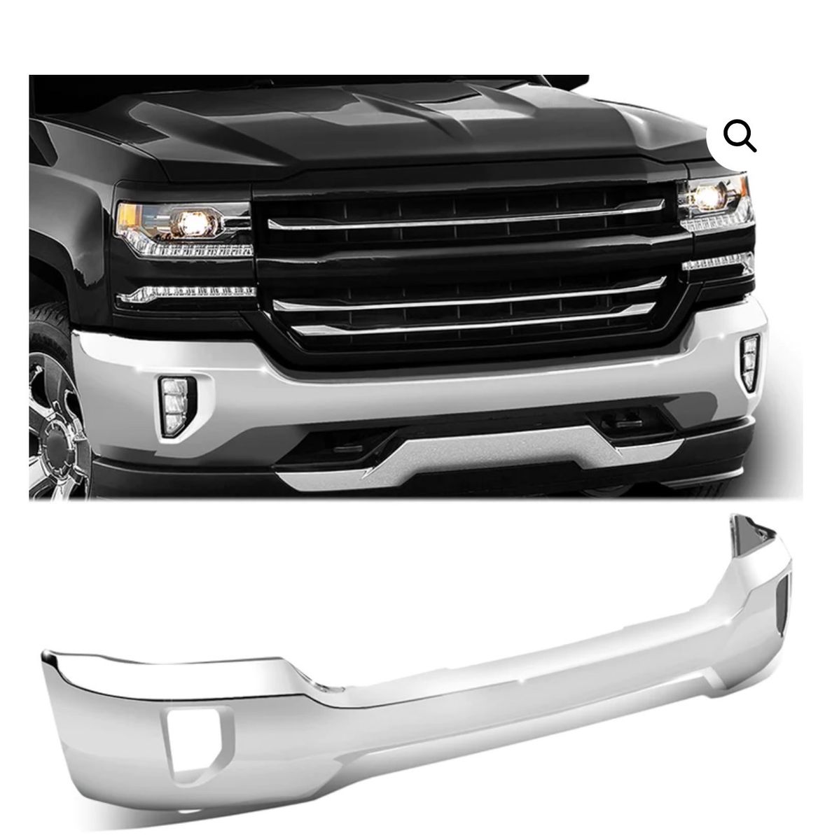 Silverado chrome bumper