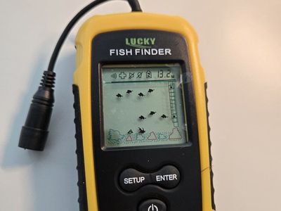 Lucky Handheld Fish Finder with Transducer and Cable