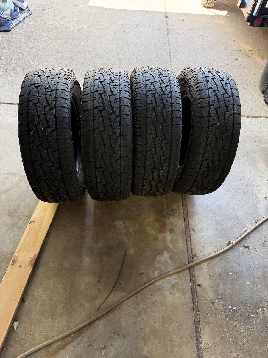 Set of 4 LT265/70R17