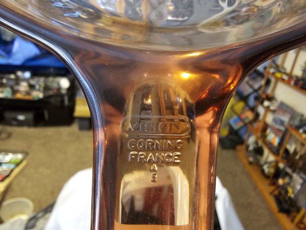 Vintage vision, corning, france glass cook ware