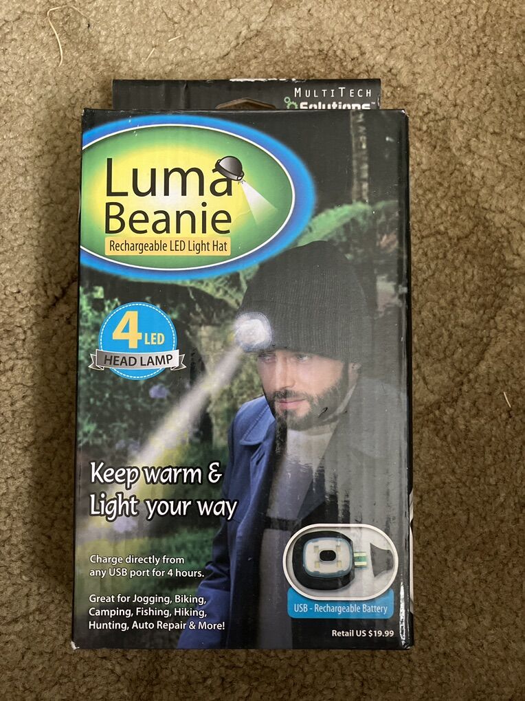 New Luma Beanie LED Rechargeable Light