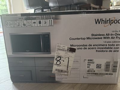 Whirlpool WMC5522RS 1.0 cu. ft. Stainless All-in-One Countertop Microwave with Air Fry