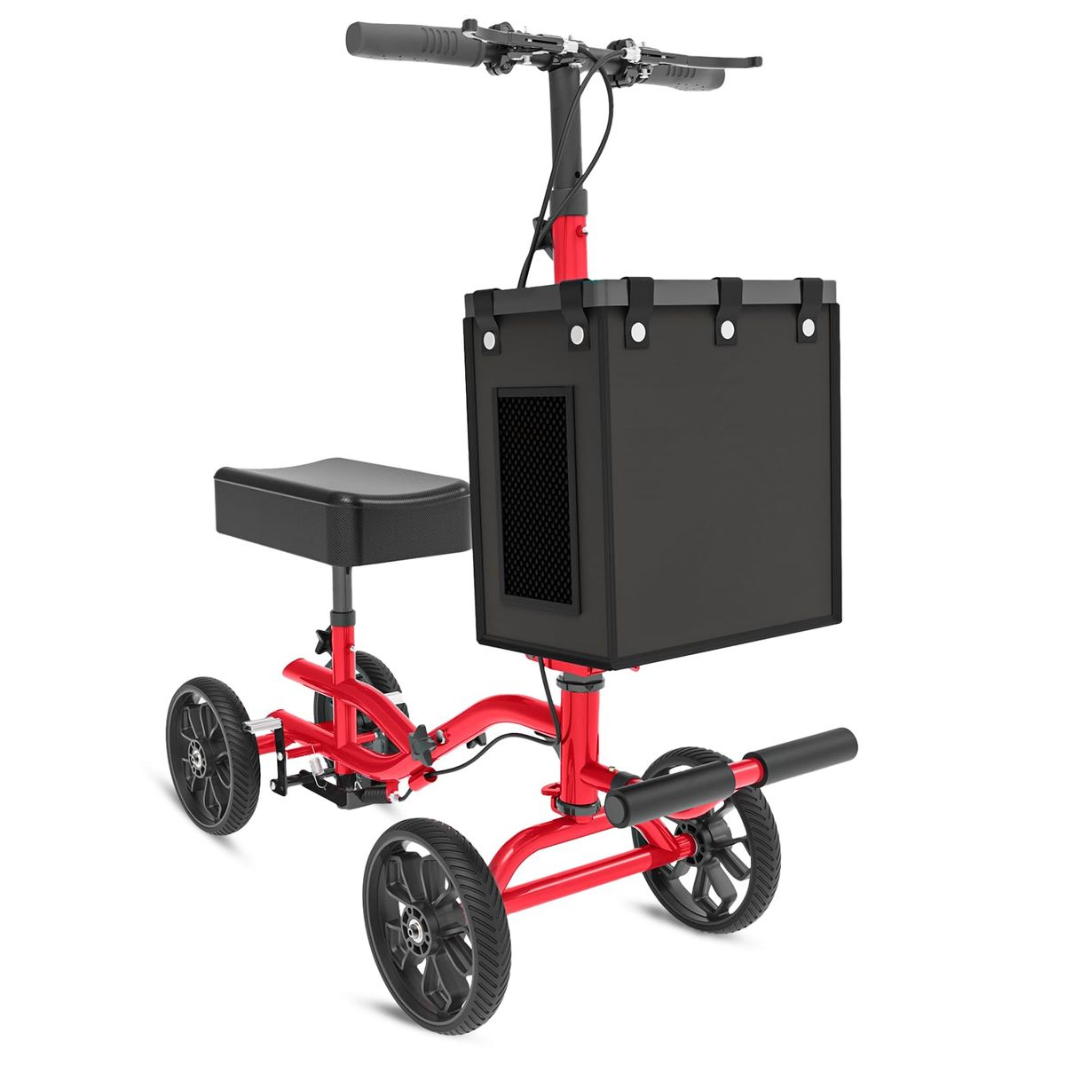 NEW  Fvzzin Lightweight Knee Scooter Crutch Alternative, Foldable & Adjustable Knee Scooter for Adults
