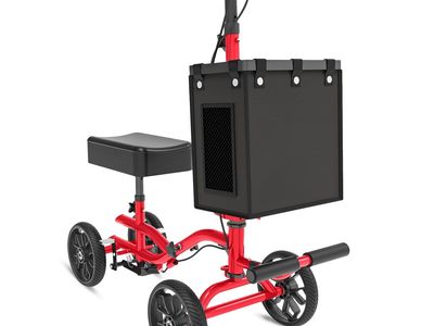 NEW Fvzzin Lightweight Knee Scooter Crutch Alternative, Foldable & Adjustable Knee Scooter for Adults