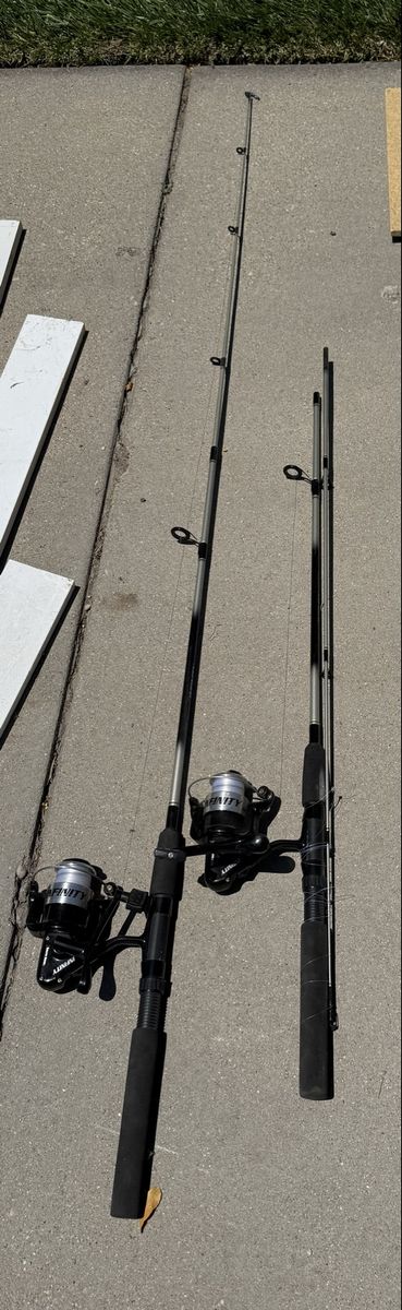 Infinity 6'6" Spinning Fishing Rod & Reel Combo Set (2)