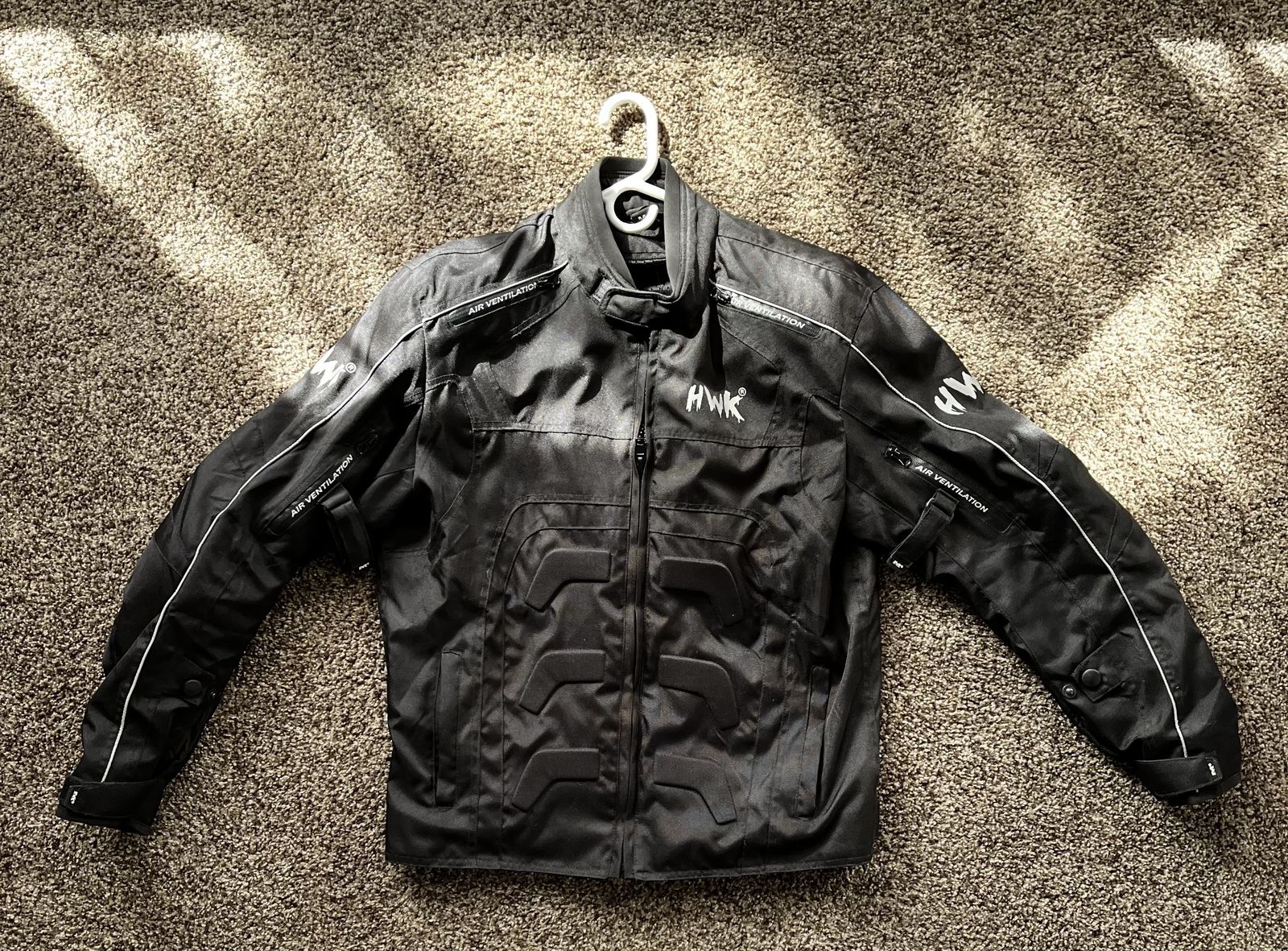 HWK Motorcycle Jacket Black S, M and L