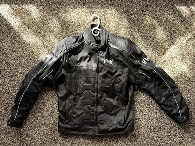 HWK Motorcycle Jacket Black S, M and L