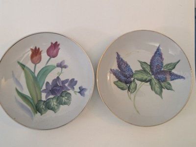 Vintage Collector Plates from Japan