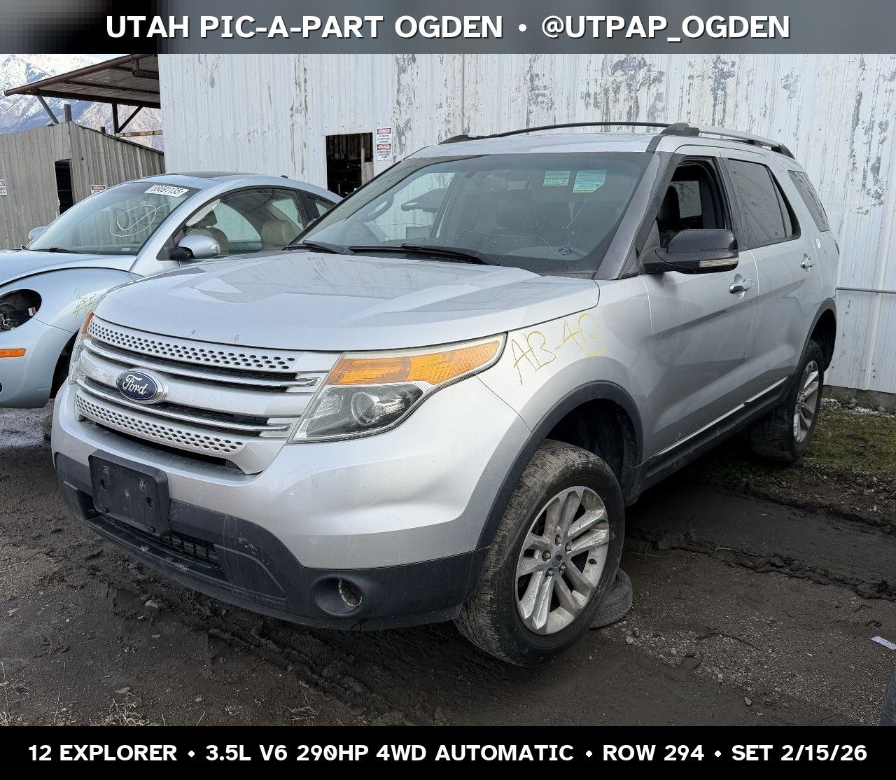 2012 Ford Explorer Parts - UTPAP Ogden
