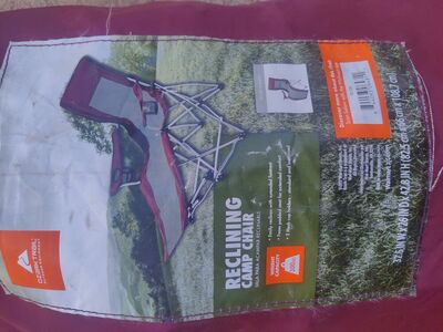 Reclining camp chair-Ozark Trail