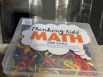 Thinking Kids' Math 500 Links Manipulatives for Creative Learning & Activities