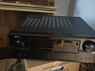 Denon avr 1910 Surround Sound System with Tower Speakers, Center Channel & Receiver