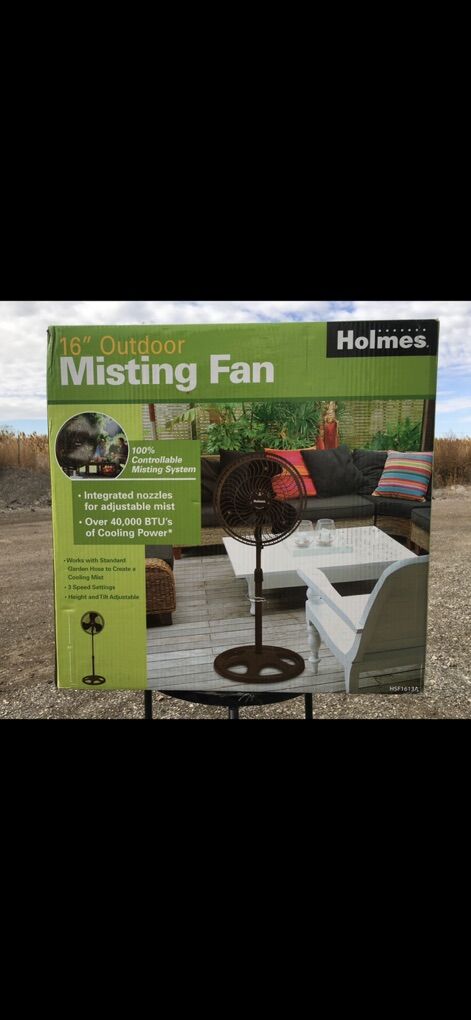Brand New Holmes Outdoor Misting Fan
