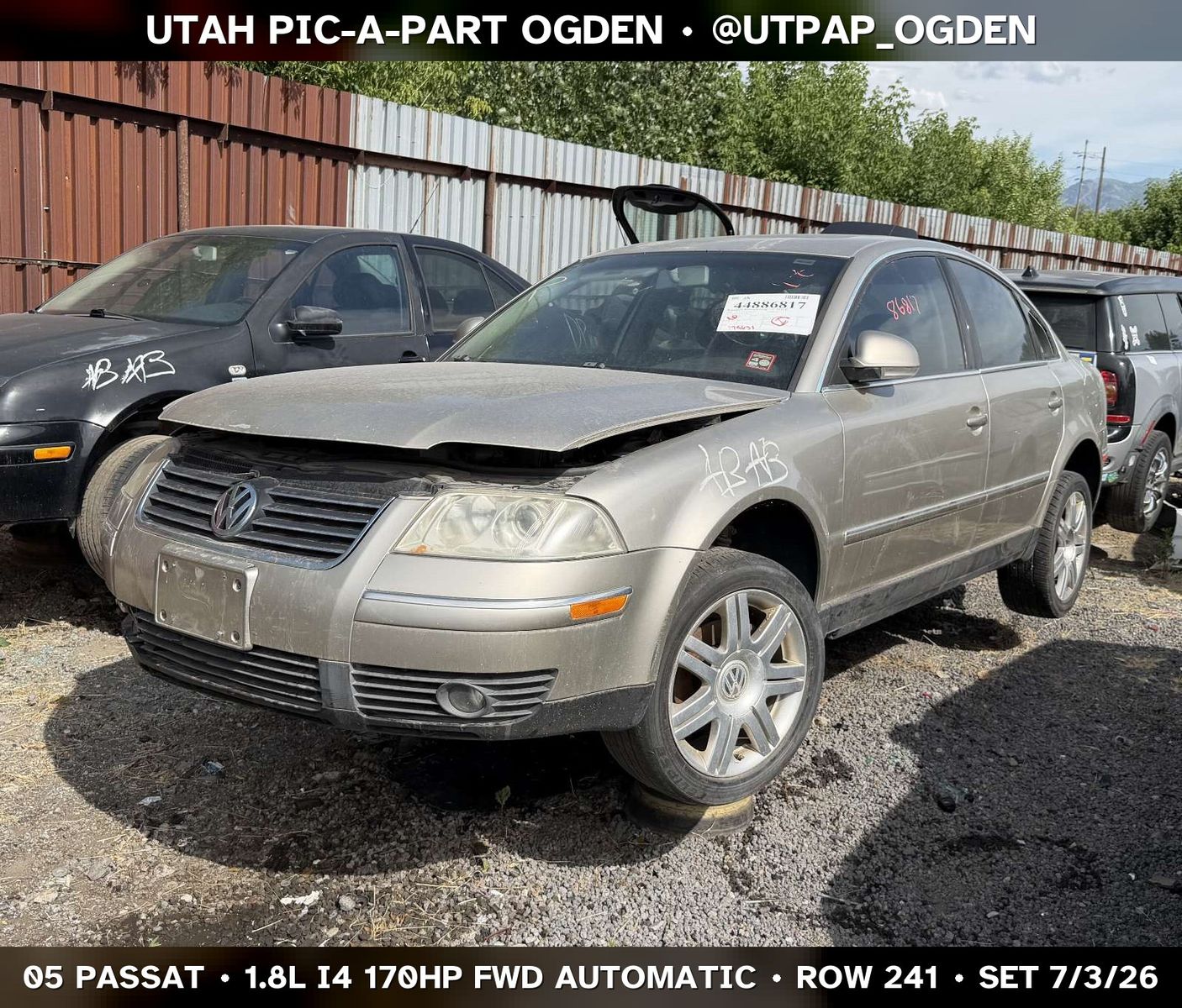 2005 Volkswagen Passat Parts - UTPAP Ogden