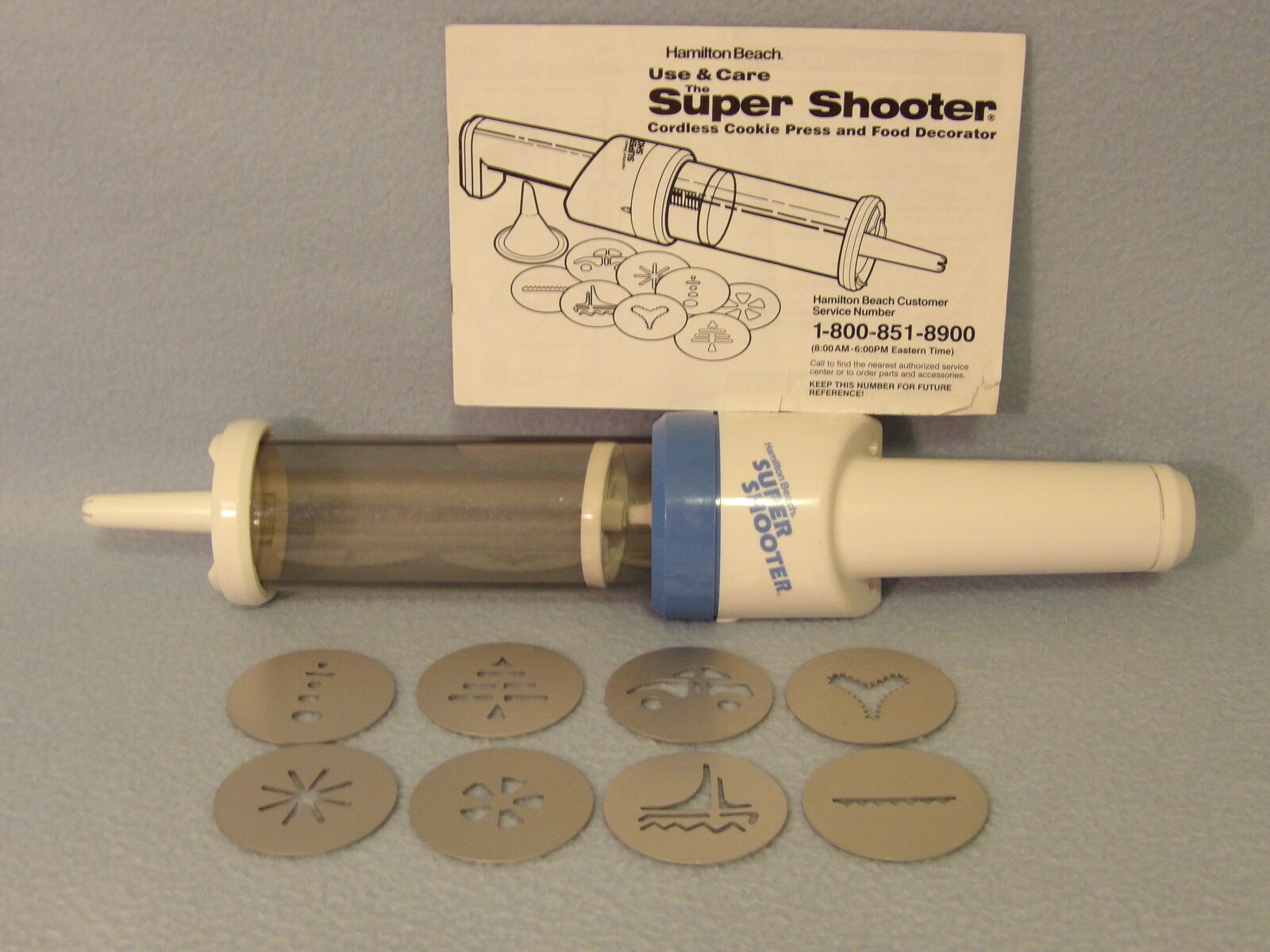 The Super Shooter Cordless Cookie Press and Food Decorator