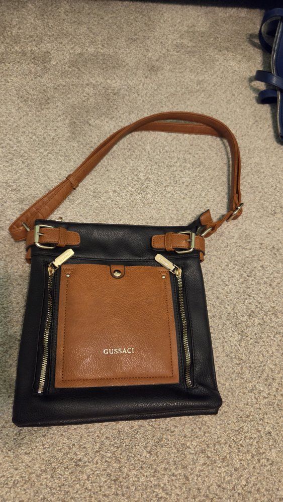 Gussaci crossover satchel bag