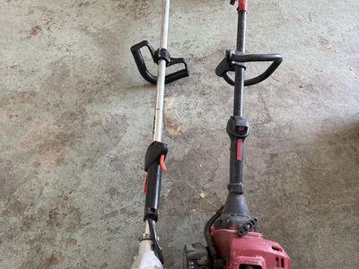 Lot of 2 Gas String Trimmers: Echo GT-200R & Troy-Bilt TB22 2-Cycle Weed Eaters