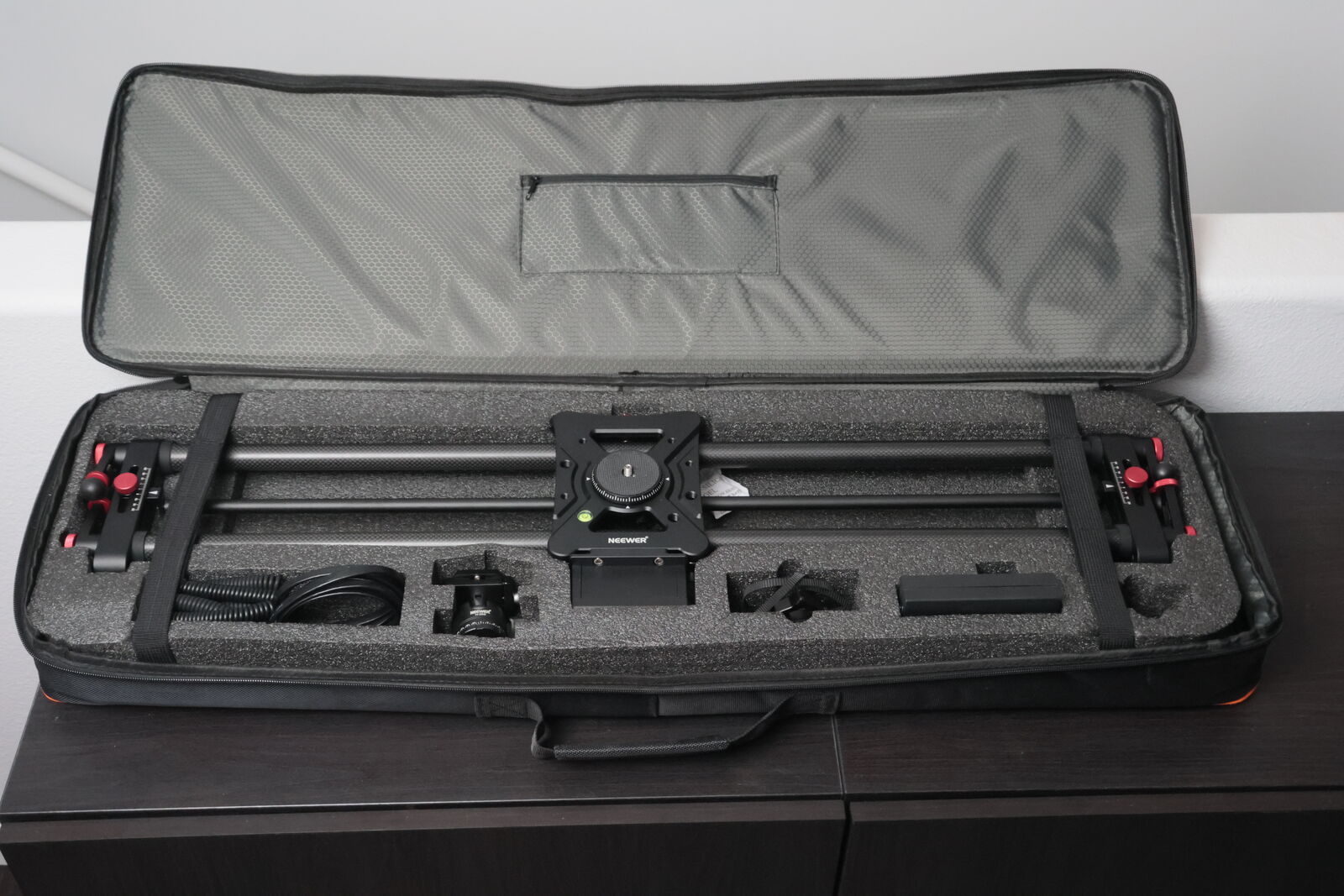 Neewer Motorized Carbon Fiber Video Camera Slider 31.5”/80cm