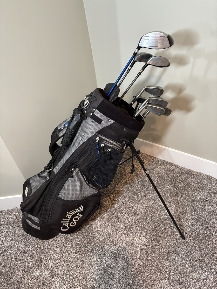 Complete Right-Handed Golf Club Set w/ Callaway Bag