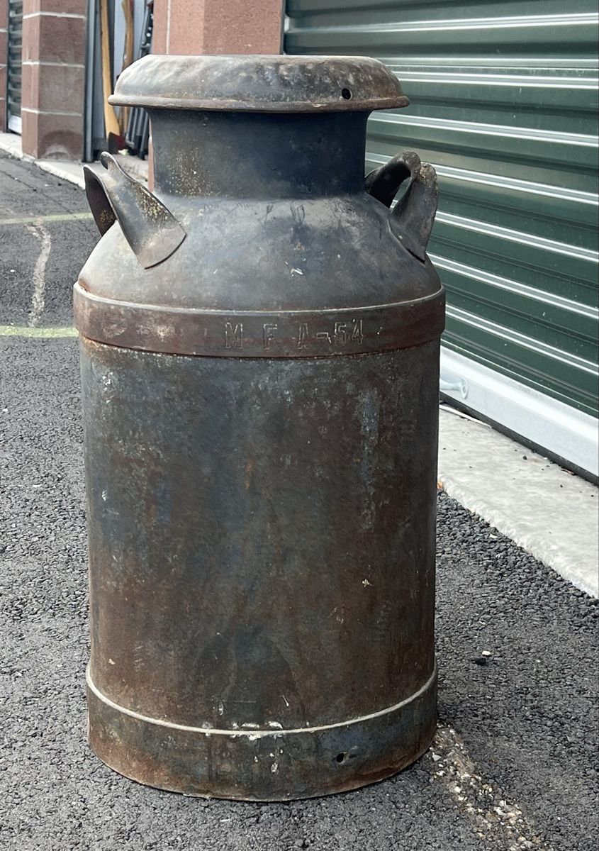Vintage Metal Milk Can