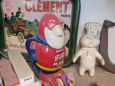 Vintage Bud Man Budweiser stein