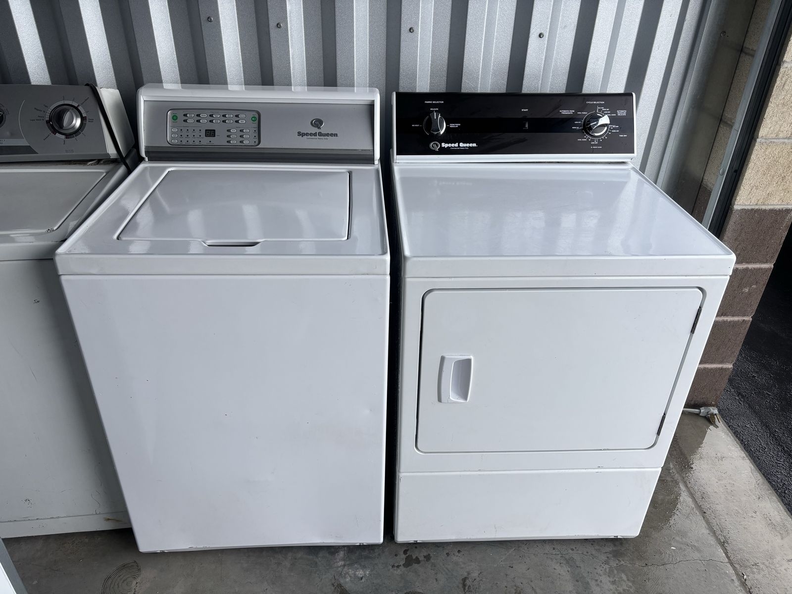 Speed Queen Washer and Dryer Set Commercial Heavy Duty Free Delivery