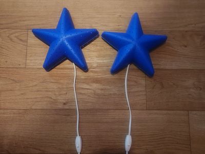 IKEA Blue Star Wall Lights