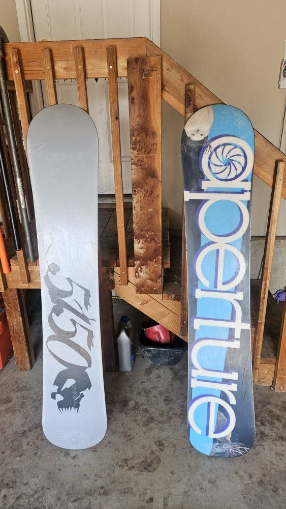Set of 2 Used Snowboards: 5150 & Aperture Image 158 Mid-Wide