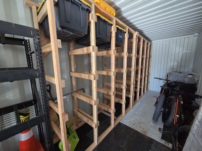 27 gal bin storage rack