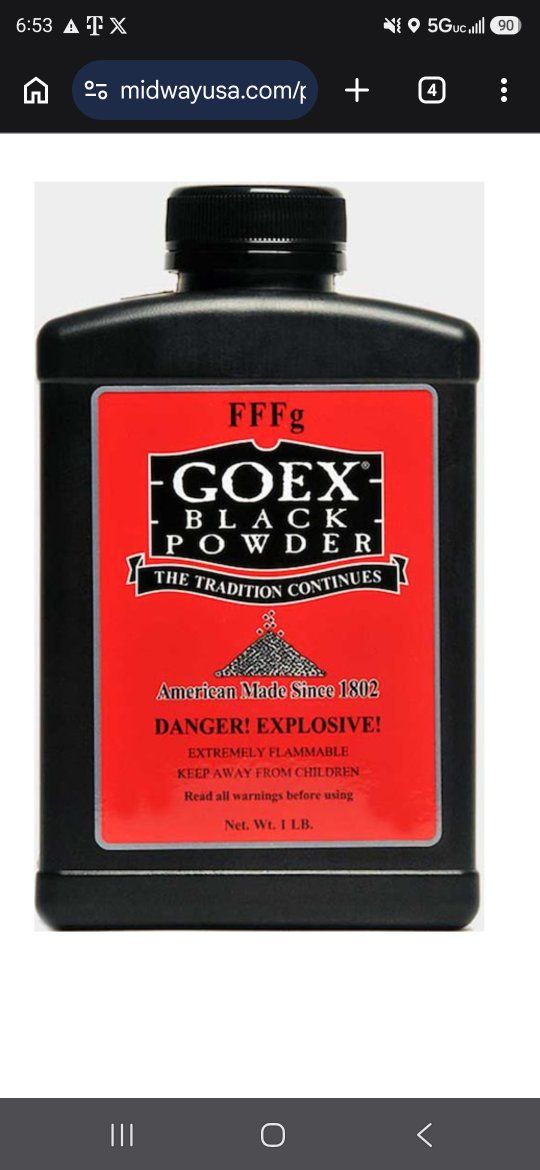 Black powder FFF