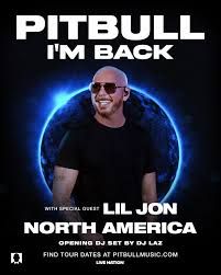 2 Tickets to Pitbull and Lil John at Utah First Ampitheather for June 3, 2026