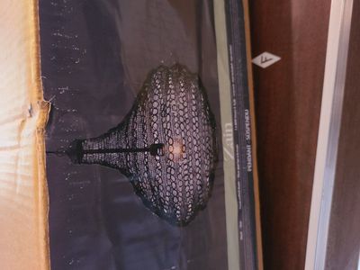 Canarm Zain 1-Light Pendant Light, Black Shade