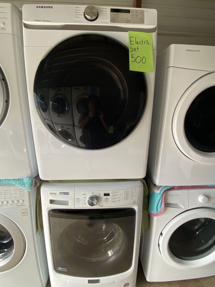 Maytag washer and Samsung 4 prong electric dryer