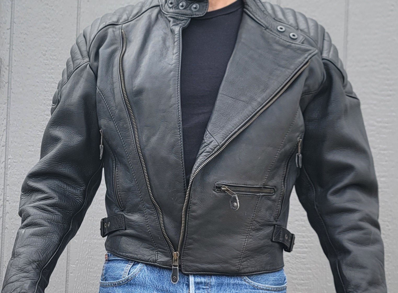 Leather Motorcycle cycle jacket