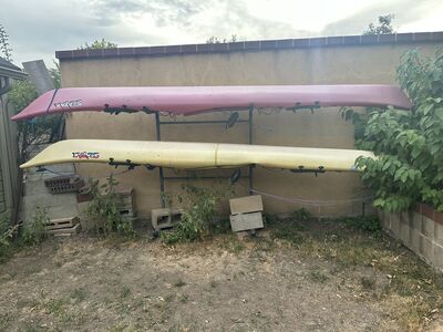 Two Prijon Sea Kayaks and gear