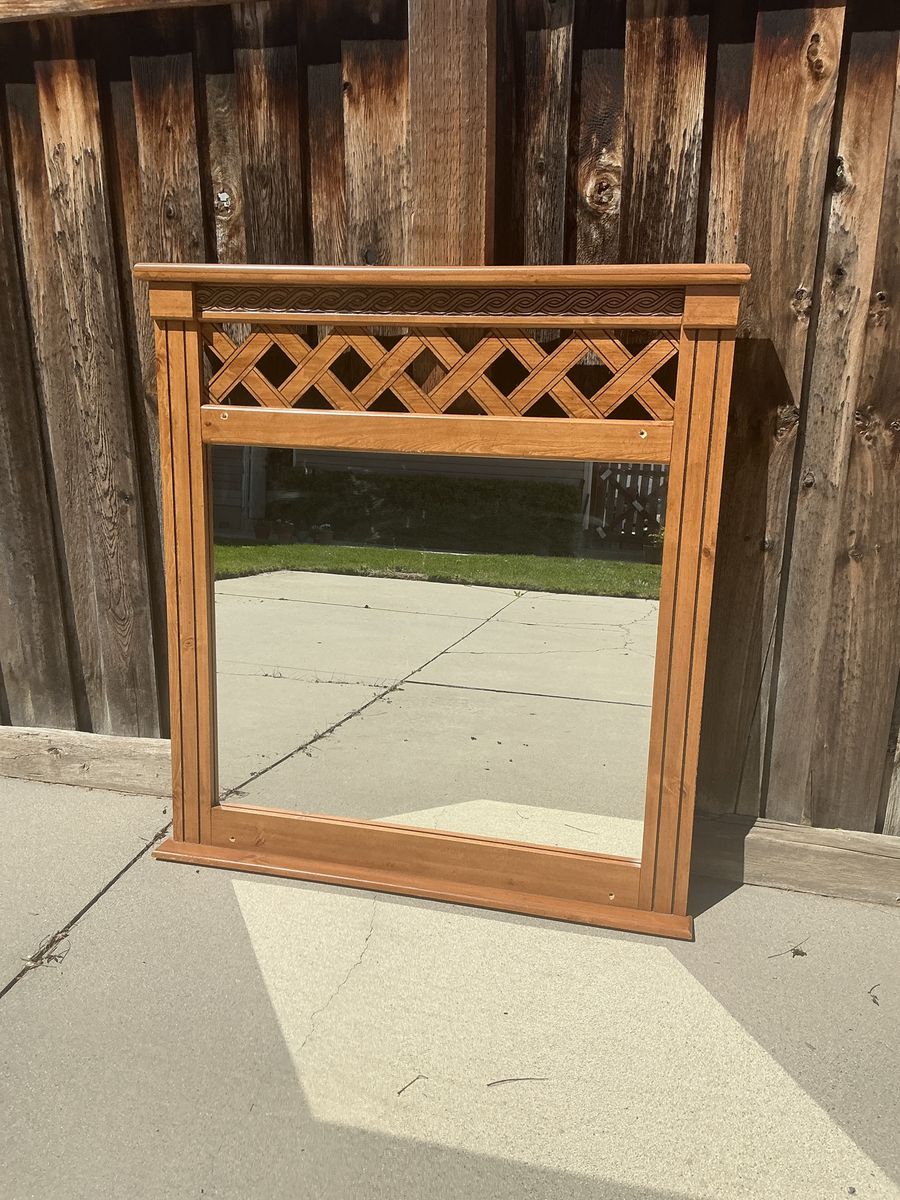 Large wall mirror