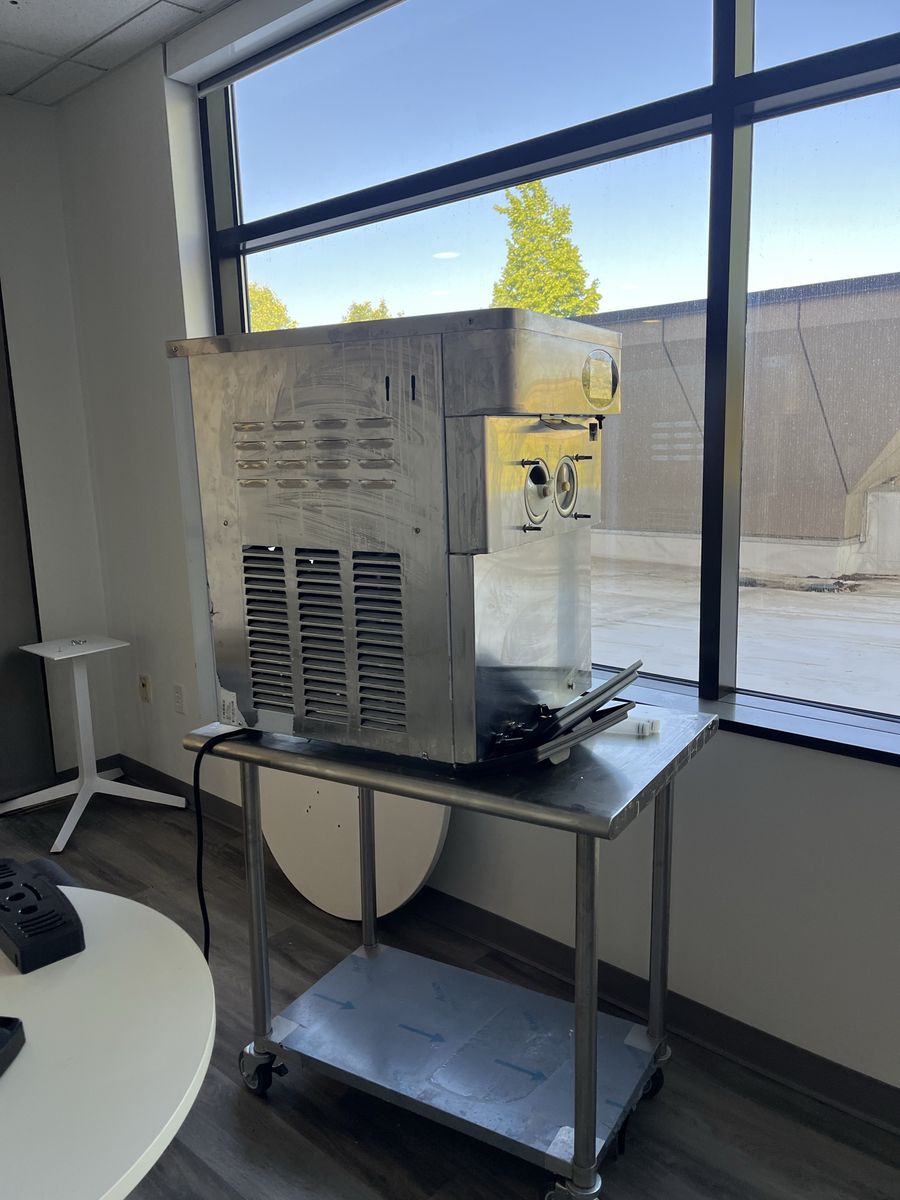 Commercial Soft Serve Ice Cream Machine - Stainless Steel, Countertop Model