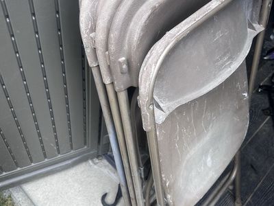 5 Folding chairs