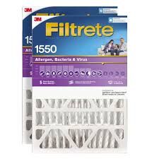 3M Filtrete MPR 1550 MERV 12 Deep Pleat Filters #38994