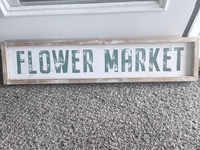 Flower Market sign
