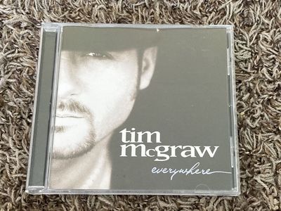 Tim McGraw - Everywhere CD (1997 Curb Records) Country Music Album - Faith Hill Duet