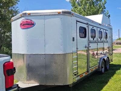 Sundowner 4 Horse Trailer - 8' Wide Bumper Pull w/ Stud Divider & Hay Rack