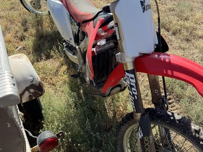 2008 Honda CRF450R Dirt Bike Used Off-Road Motorcycle (blown motor, will need new top and bottom, or use for parts)