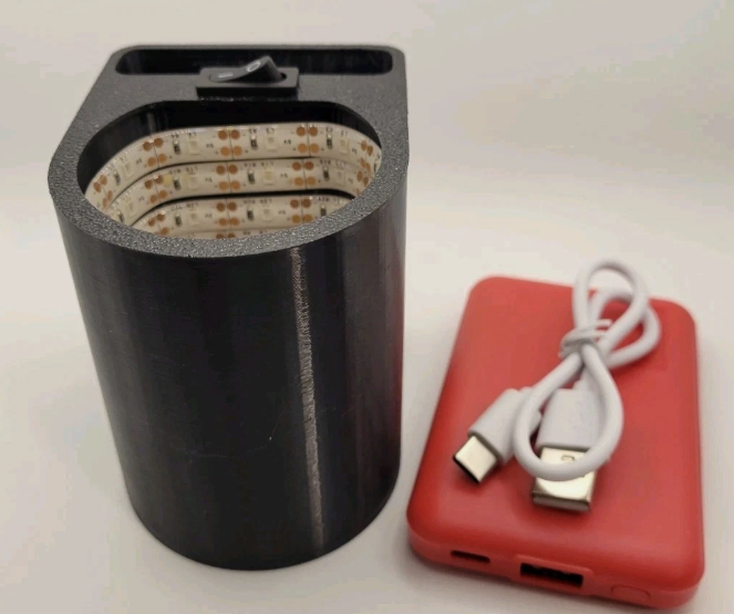 Action Glow Cup Power Bank Motion Activated UV Lure Charging Cup