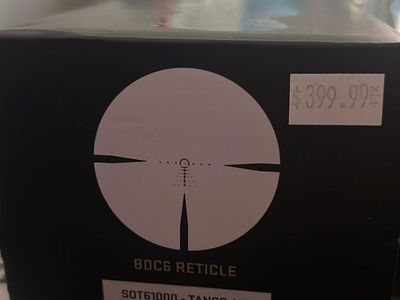 Sig Sauer Tango-MSR 1-6x24mm Riflescope BDC6 Reticle, SOT61000 with Alpha MSR Mount