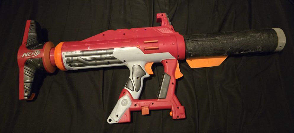 NERF titan AS-V.1 0 BuzzBee ultimate missile Blast