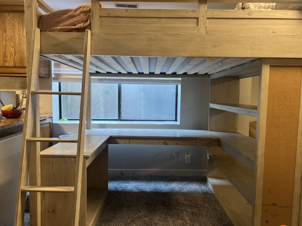 Pottery Barn Teen Loft Desk Bunk