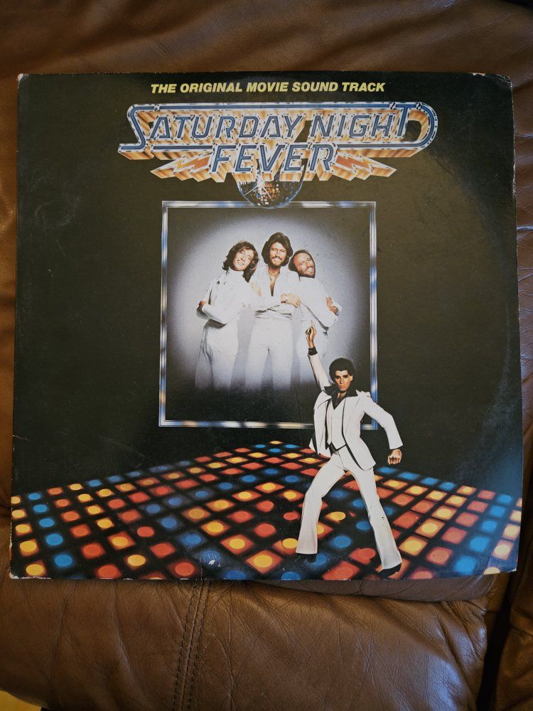 Saturday Night Fever Original Movie Soundtrack 2xLP Vinyl Record 1977 RSO Records Bee Gees